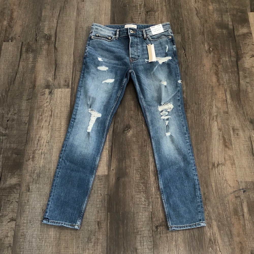 Topman Stretch Skinny Jeans